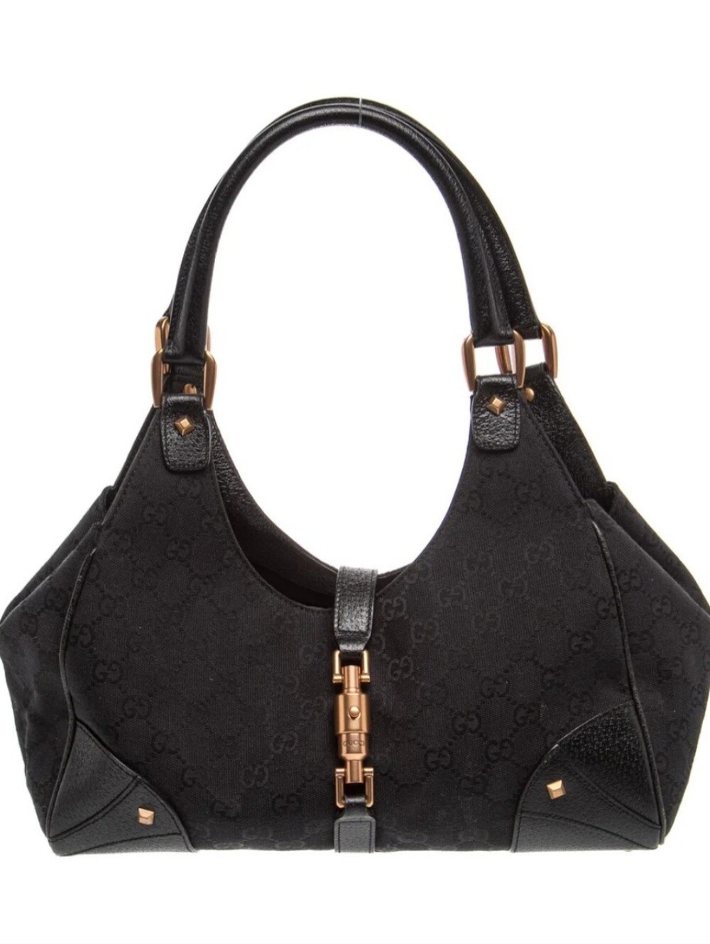 Gucci Jackie O GG Canvas Shoulder Bag